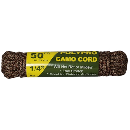 T.W. Evans Cordage Co. No. 8 - 1/4. x 50 ft. Camo Cord 98483